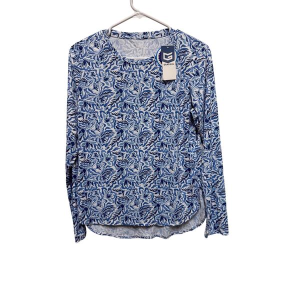 Women's UPF 50+ Long Sleeve UV Protection Quick Dry Beach Hiking Shirt Sz Small - Picture 1 of 6